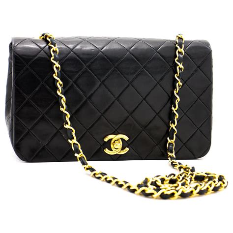 sac chanel noir|sac chanel le moins cher.